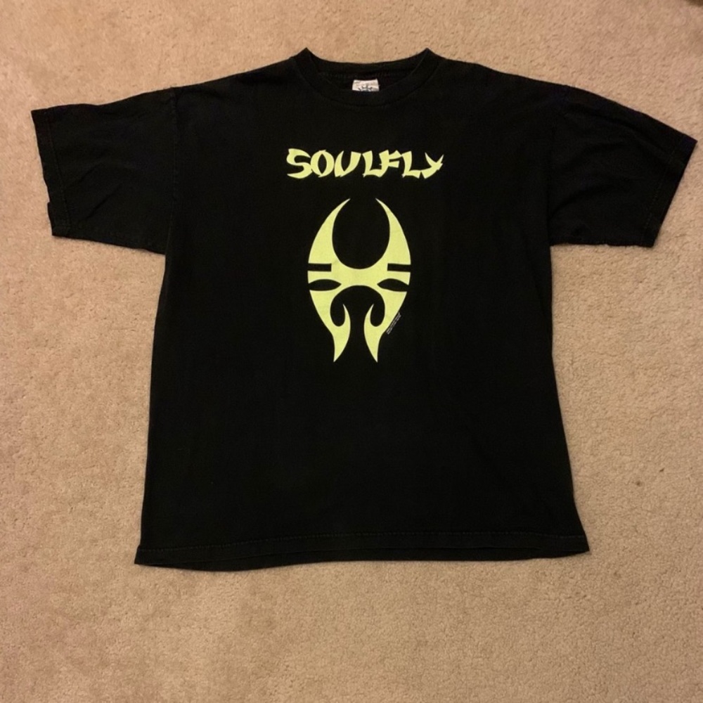 COPY - Vintage Authentic Soulfly Bring da Sh*t 1998 Blue Grape Shirt